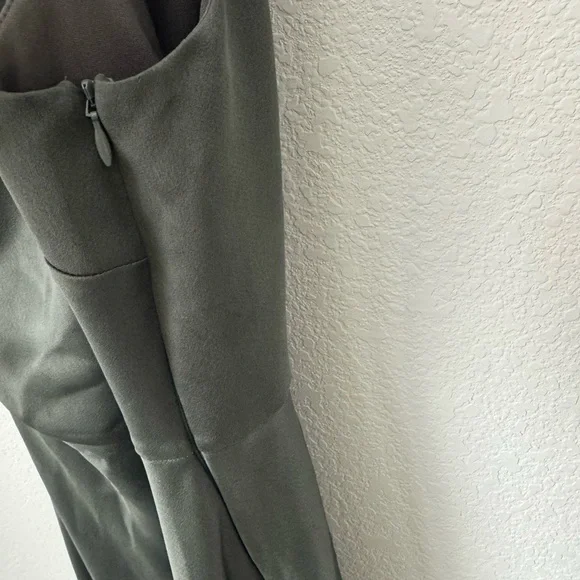 BHLDN Dylan One-Shoulder Satin Side-Slit Gown - Picture 2 of 11